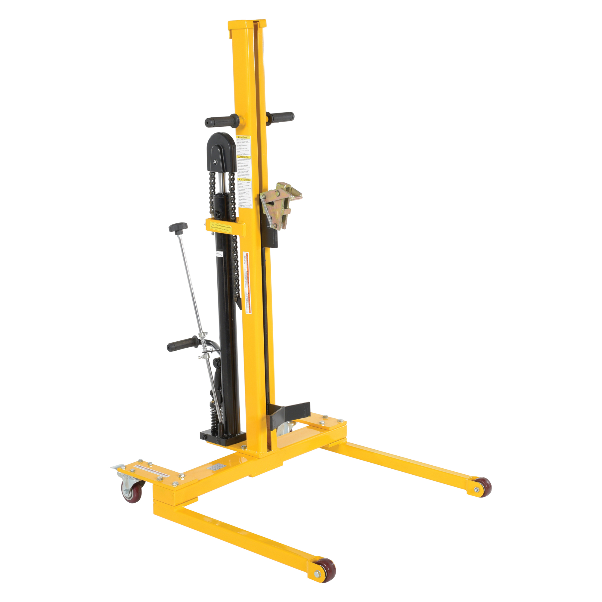 Vestil Manual Low Profile Hydraulic Drum Truck - 600-Lb. Capacity, 55-Gal. Drum, Model# LPDT